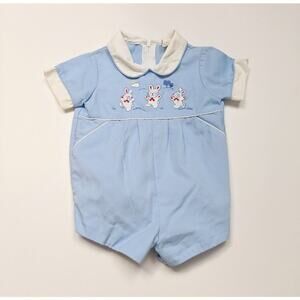 Vintage Dancing Bunny Romper Sz 3-6m